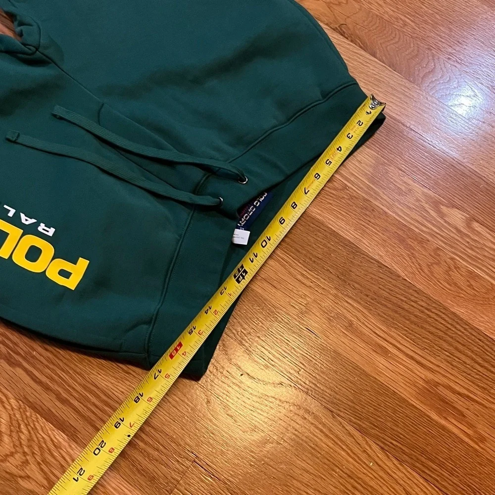 Polo Sport Ralph Lauren Men's Green Fleece Jogger Pants Size Medium NEW. $138